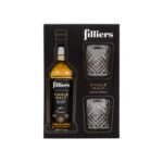 Filliers Single Malt Bourbon Cask + 2 glazen 70cl GBX