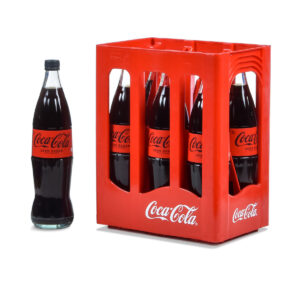 Coca-Cola 1L Zero glas(6 stuks)