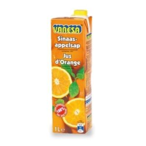 nieu Varesa Sinaasappelsap 1L brik (8 stuks)