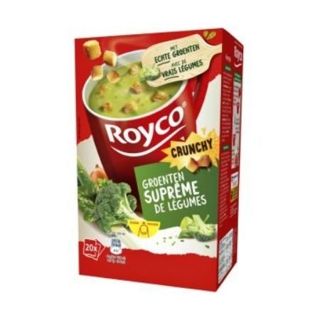 Royco Supreme Groentensoep met korstjes (20 stuks)