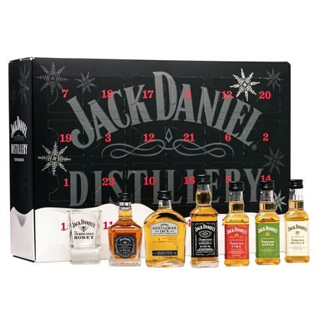 Jack Daniel's Adventskalender 20x5cl inclusief 4 glazen