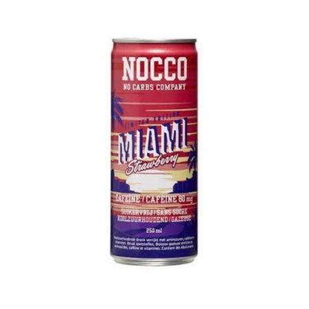 Nocco Miami Strawberry 25cl (12 stuks)