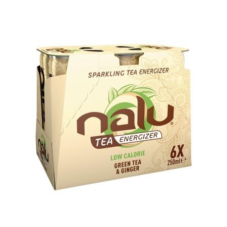 Nalu Green Tea & Ginger 25cl (6 stuks)
