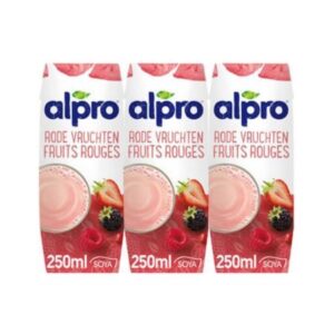 Alpro Drink Rode Vruchten 25cl (3 stuks)