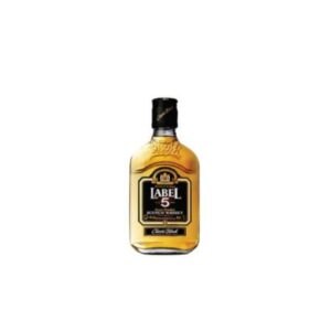 Label 5 whiskey 5cl