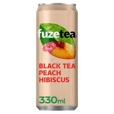 Fuze Tea - Black Tea & Peach 33cl sleek (24 stuks)