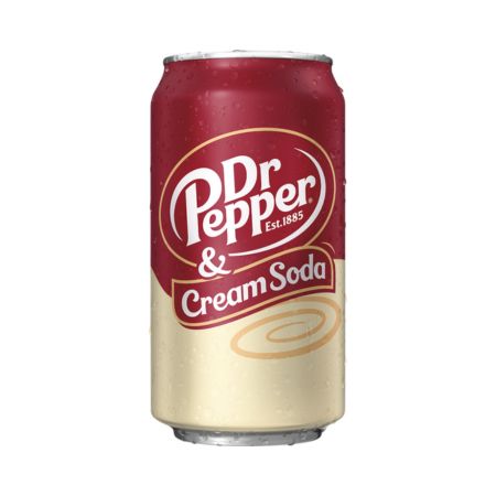 Dr Pepper cream soda 335ml (12 stuks)