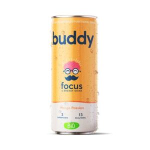 Buddy energy bio mango passion blik 25cl (24 stuks)