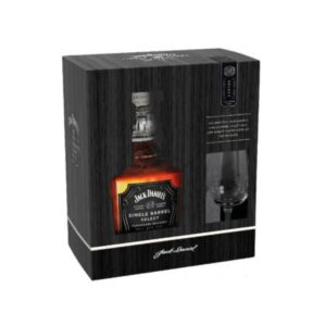 Jack Daniel's single barrel + glazen 70cl