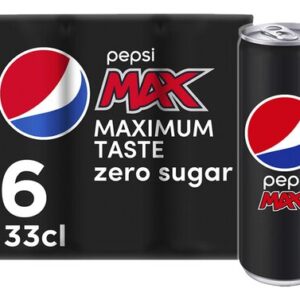 Pepsi Max 33cl blik (6 Stuks)