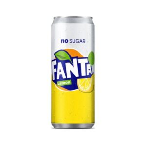 Fanta Lemon Zero 33cl sleek BE (6 stuks)