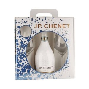 JP Chenet Mousseux medium dry ice wit 75cl + 2 glazen