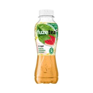 Fuze Tea Black Tea Watermelon Mint No Sugar 40cl PET (4 stuks)