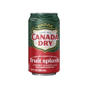 Canada Dry Fruits Splash Cherry Ginger Ale 35cl (12 stuks)