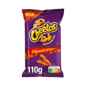 Cheetos Crunchetos 'Flaming hot' 110gr