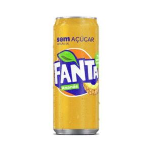 Fanta Ananas (zonder toegevoegde suikers) 33cl (4 stuks)