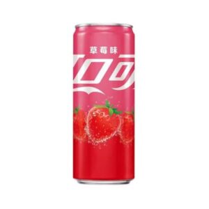 PROMO Coca cola strawberry 'china' 33cl (12 stuks)