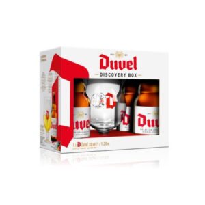 Duvel geschenkset 4x33cl + glas