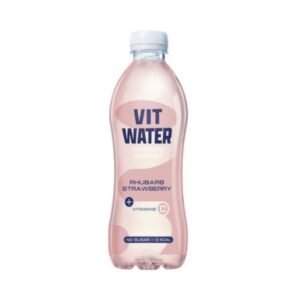 AA Drink Vitwater Rhubarb - Strawberry 50cl (12 stuks)