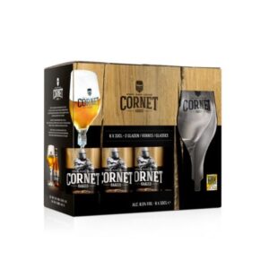 Cornet Geschenkverpakking (6+x33cl + 2 glazen)