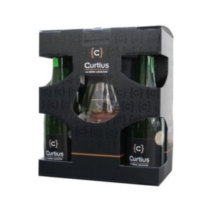 Koffer Curtius 4x37,5cl + glas