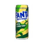 Fanta Apple Citrus Twist Zero 33cl (6 stuks)