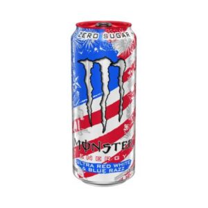 Monster Energy Red White & Blue Razz 47,3cl USA (12 stuks)